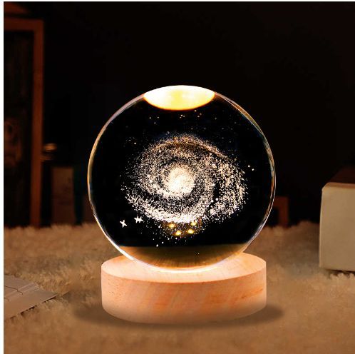 Esfera De Cristal Luz Led