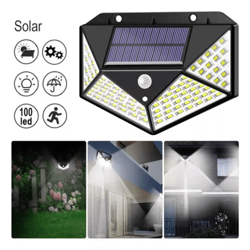 Lampara Solar De Pared