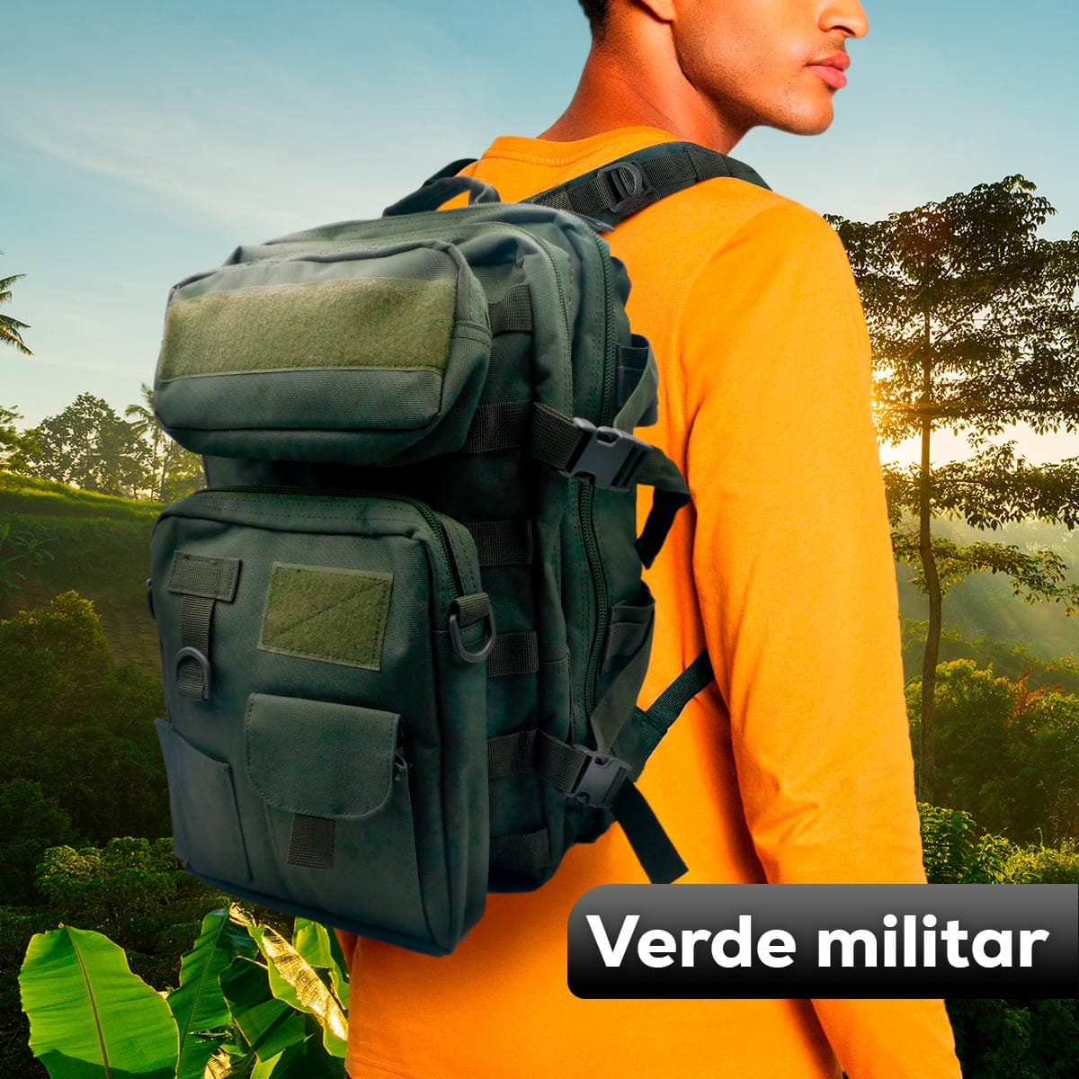 Morral Militar 40 Litros Bolso E456