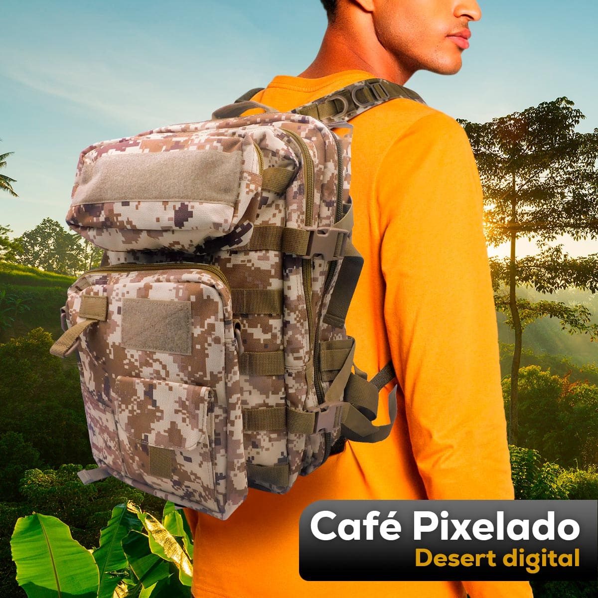 Morral Militar 40 Litros Bolso E456