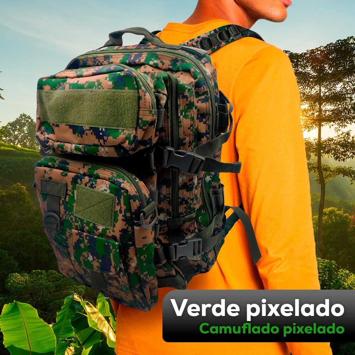 Morral Militar 40 Litros Bolso E456